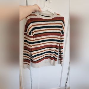 REI Multicolored striped sweater